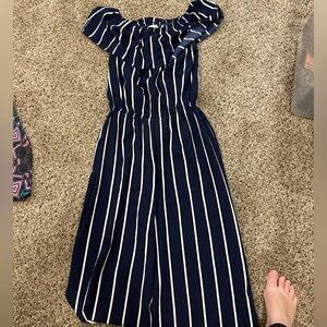 “Rebellion Again” Off The Shoulder Jumpsuit